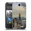 Дизайнерский силиконовый чехол для HTC Desire 310 Нью-Йорк