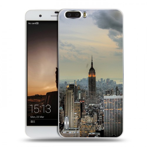 Дизайнерский пластиковый чехол для Huawei Honor 6 Plus Нью-Йорк