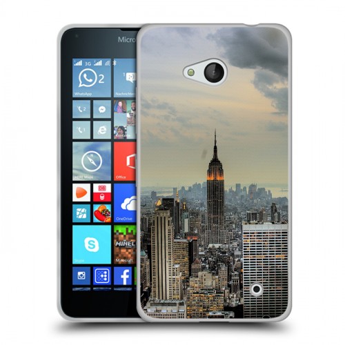 Дизайнерский силиконовый чехол для Microsoft Lumia 640 Нью-Йорк