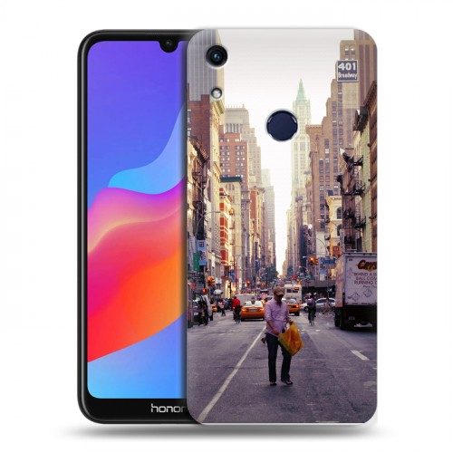 Дизайнерский пластиковый чехол для Huawei Honor 8A Нью-Йорк