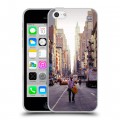 Дизайнерский пластиковый чехол для Iphone 5c Нью-Йорк