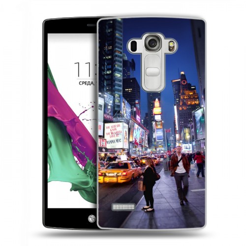 Дизайнерский пластиковый чехол для LG G4 S Нью-Йорк