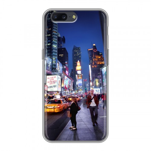 Дизайнерский пластиковый чехол для OnePlus 5 Нью-Йорк