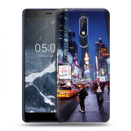 Дизайнерский пластиковый чехол для Nokia 5.1 Нью-Йорк