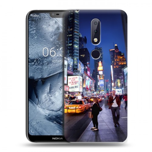 Дизайнерский пластиковый чехол для Nokia 6.1 Plus Нью-Йорк