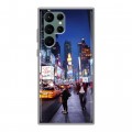 Дизайнерский пластиковый чехол для Samsung Galaxy S22 Ultra Нью-Йорк
