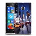 Дизайнерский пластиковый чехол для Microsoft Lumia 435 Нью-Йорк