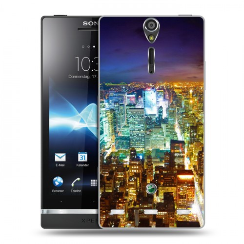 Дизайнерский пластиковый чехол для Sony Xperia S Нью-Йорк