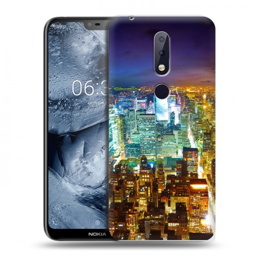 Дизайнерский пластиковый чехол для Nokia 6.1 Plus Нью-Йорк