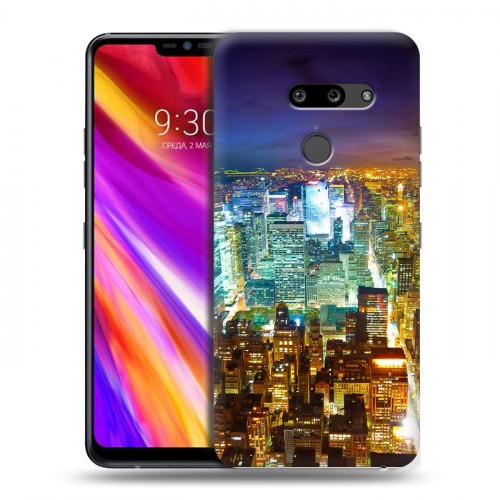 Дизайнерский пластиковый чехол для LG G8 ThinQ Нью-Йорк