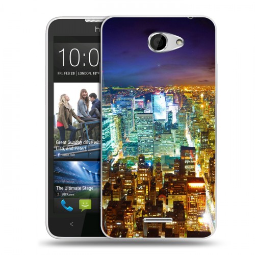 Дизайнерский пластиковый чехол для HTC Desire 516 Нью-Йорк