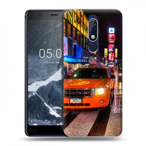 Дизайнерский пластиковый чехол для Nokia 5.1 Нью-Йорк