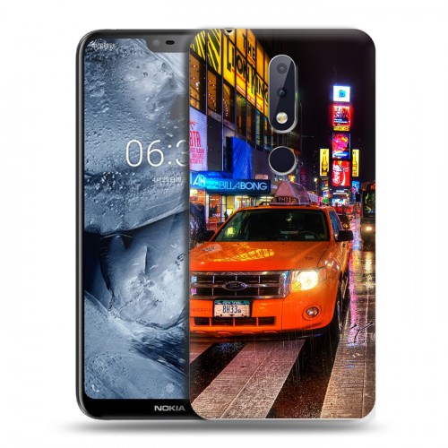 Дизайнерский пластиковый чехол для Nokia 6.1 Plus Нью-Йорк