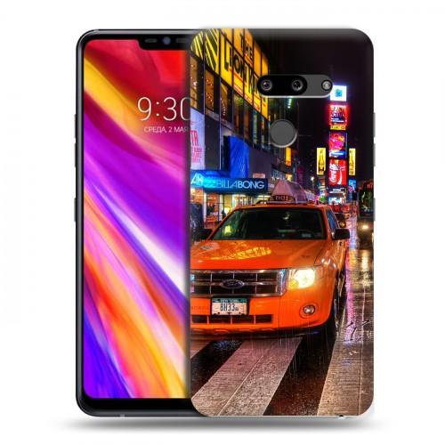 Дизайнерский пластиковый чехол для LG G8 ThinQ Нью-Йорк