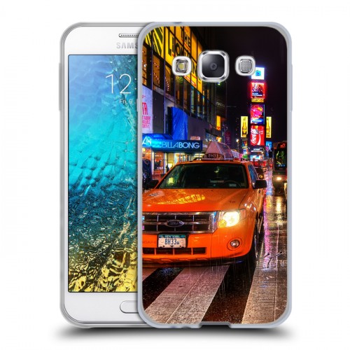 Дизайнерский пластиковый чехол для Samsung Galaxy E5 Нью-Йорк