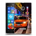 Дизайнерский пластиковый чехол для Microsoft Lumia 435 Нью-Йорк