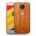 Дизайнерский силиконовый чехол для Motorola Moto C Дерево