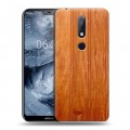 Дизайнерский пластиковый чехол для Nokia 6.1 Plus Дерево