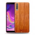 Дизайнерский силиконовый с усиленными углами чехол для Samsung Galaxy A7 (2018) Дерево