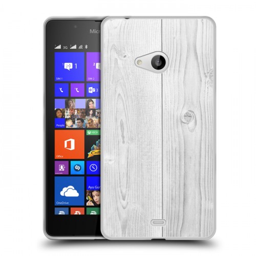 Дизайнерский пластиковый чехол для Microsoft Lumia 540 Дерево