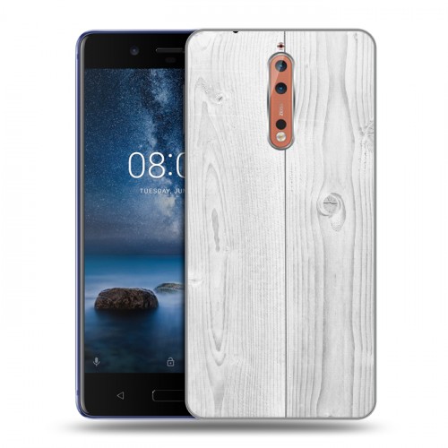 Дизайнерский пластиковый чехол для Nokia 8 Дерево