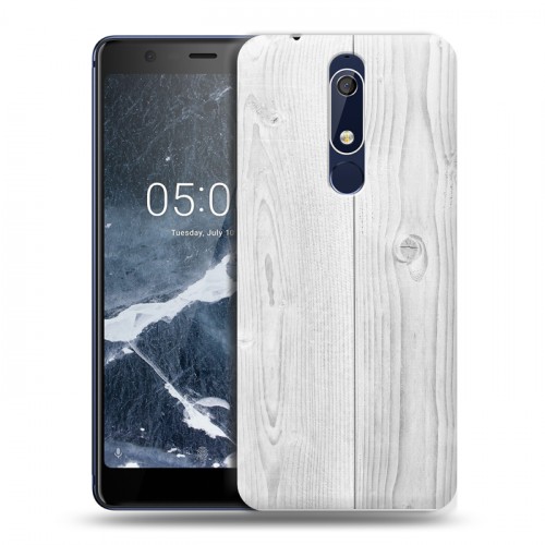 Дизайнерский пластиковый чехол для Nokia 5.1 Дерево