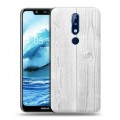 Дизайнерский пластиковый чехол для Nokia 5.1 Plus Дерево