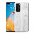 Дизайнерский силиконовый с усиленными углами чехол для Huawei P40 Дерево