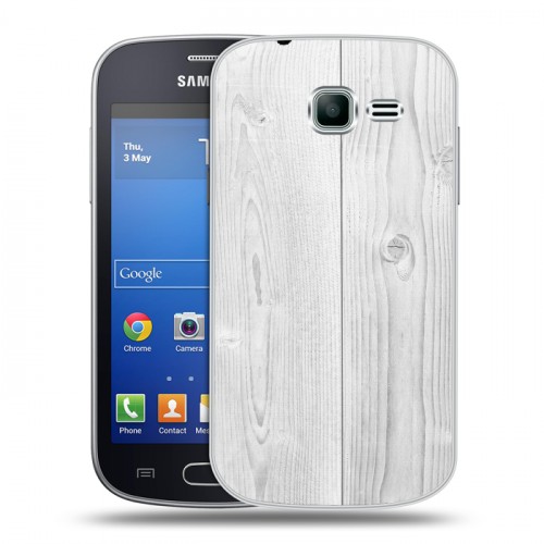 Дизайнерский пластиковый чехол для Samsung Galaxy Trend Lite Дерево