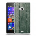 Дизайнерский пластиковый чехол для Microsoft Lumia 540 Дерево