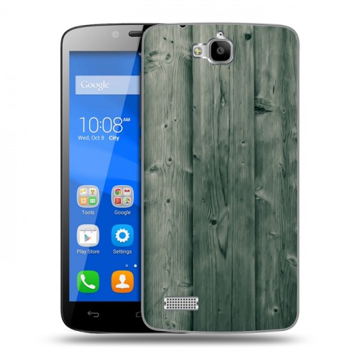 Дизайнерский пластиковый чехол для Huawei Honor 3C Lite Дерево
