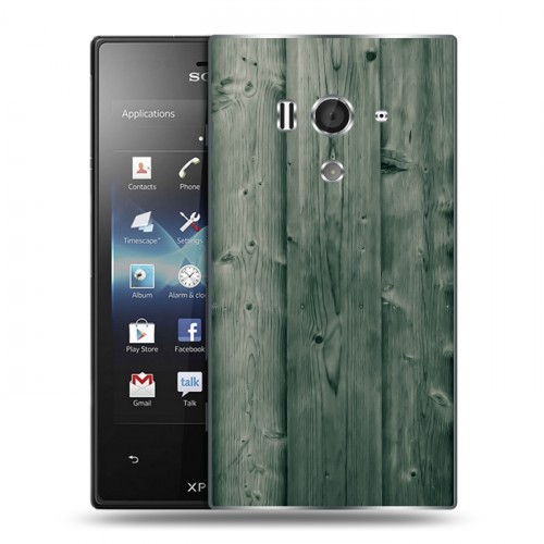 Дизайнерский пластиковый чехол для Sony Xperia acro S Дерево