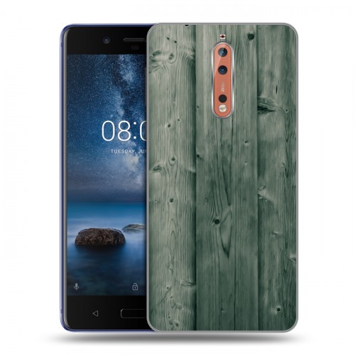 Дизайнерский пластиковый чехол для Nokia 8 Дерево