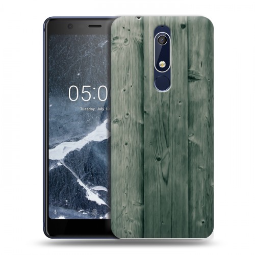 Дизайнерский пластиковый чехол для Nokia 5.1 Дерево