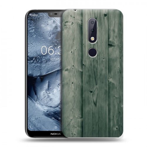 Дизайнерский пластиковый чехол для Nokia 6.1 Plus Дерево