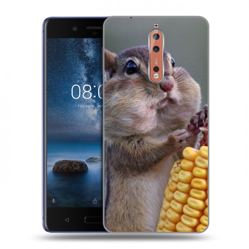 Дизайнерский пластиковый чехол для Nokia 8 Грызуны