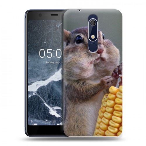 Дизайнерский пластиковый чехол для Nokia 5.1 Грызуны