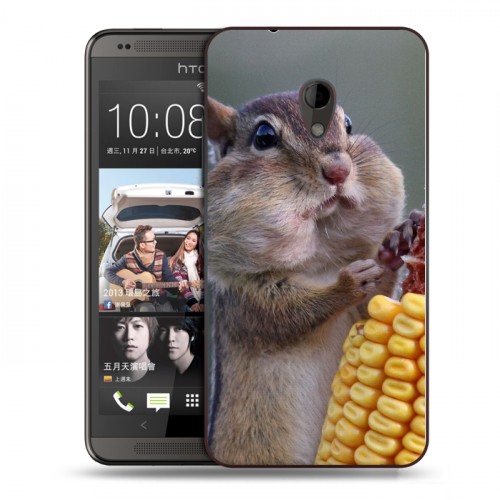 Дизайнерский пластиковый чехол для HTC Desire 700 Грызуны