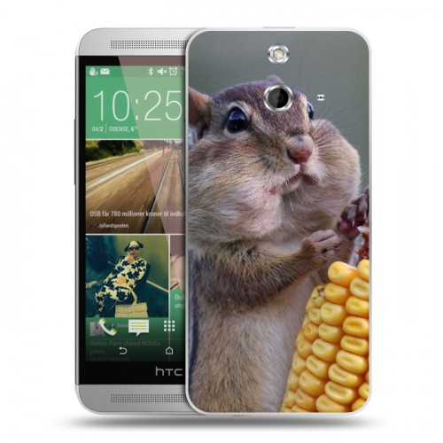 Дизайнерский пластиковый чехол для HTC One E8 Грызуны