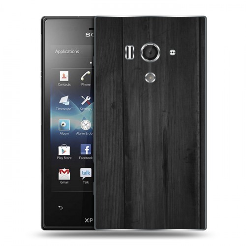 Дизайнерский пластиковый чехол для Sony Xperia acro S Дерево