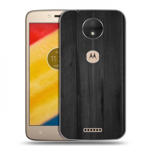 Дизайнерский пластиковый чехол для Motorola Moto C Дерево