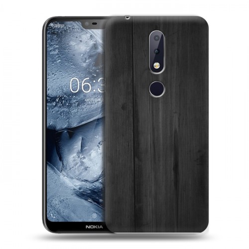 Дизайнерский пластиковый чехол для Nokia 6.1 Plus Дерево