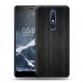 Дизайнерский пластиковый чехол для Nokia 5.1 Дерево