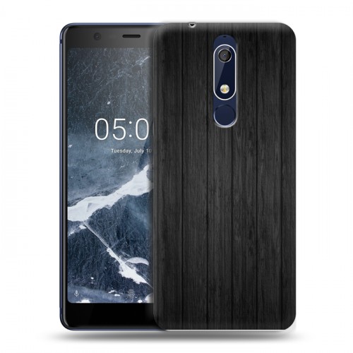 Дизайнерский пластиковый чехол для Nokia 5.1 Дерево