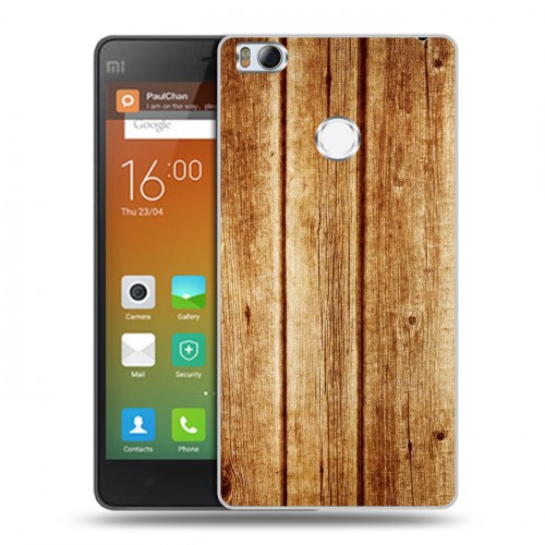 Дизайнерский силиконовый чехол для Xiaomi Mi4S Дерево