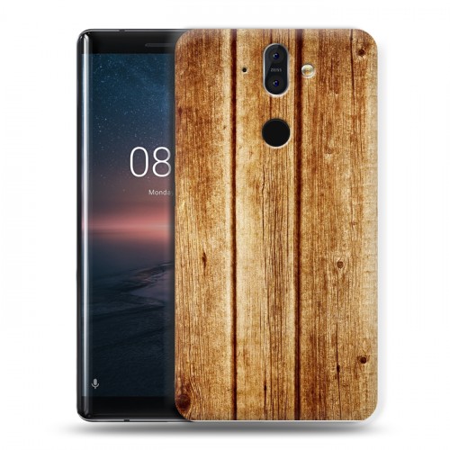 Дизайнерский пластиковый чехол для Nokia 8 Sirocco Дерево