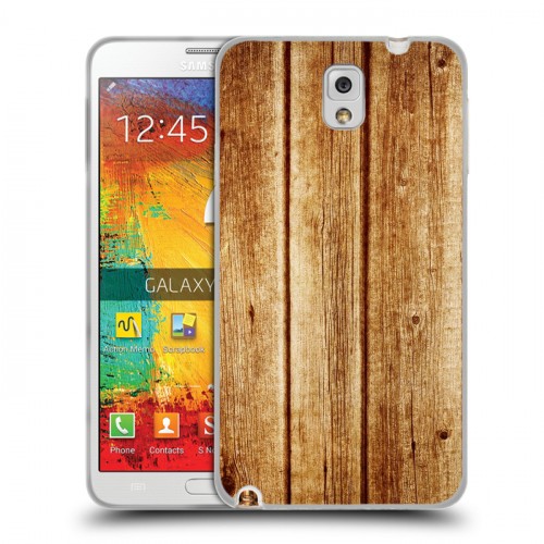 Дизайнерский пластиковый чехол для Samsung Galaxy Note 3 Дерево