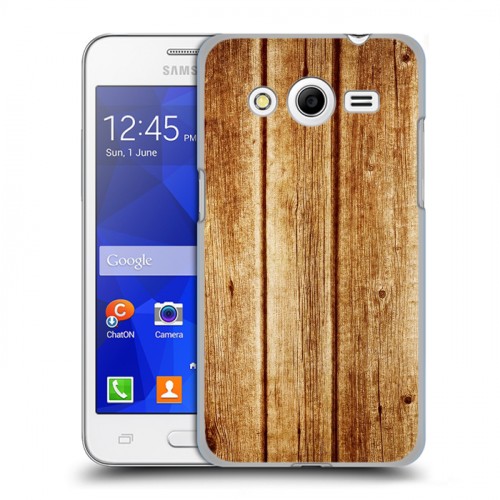 Дизайнерский пластиковый чехол для Samsung Galaxy Core 2 Дерево