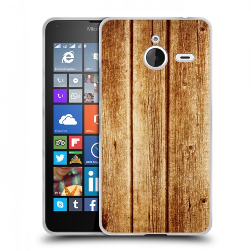 Дизайнерский пластиковый чехол для Microsoft Lumia 640 XL Дерево