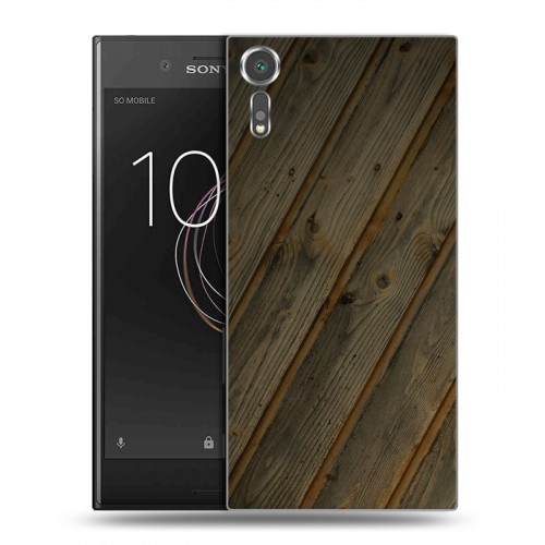 Дизайнерский пластиковый чехол для Sony Xperia XZs Дерево